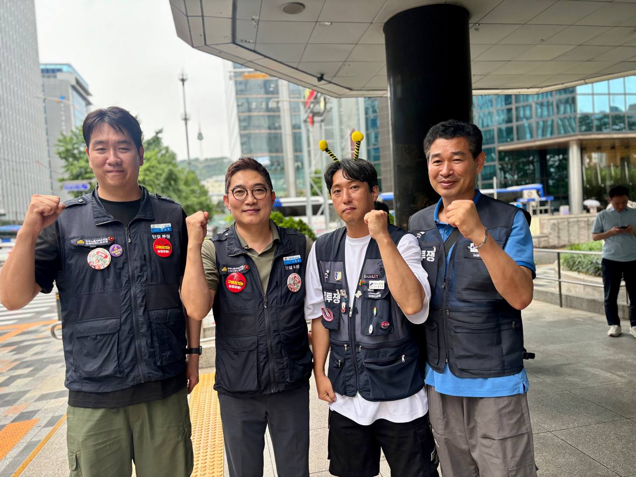 [7.14] 이랜드노조 '노동부 특별근로감독실시 요구' 서울고용노동청 앞 농성 13일차