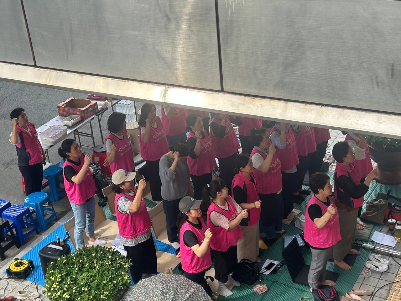 [9.20] 전국학교비정규직노동조합 부산지부 늘봄TF 요구 무시, 부산교육청 점거농성