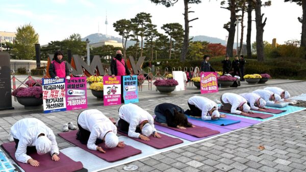 [11.6] 안전한노동·행복한급식 100만 청원 캠페인 - 108배