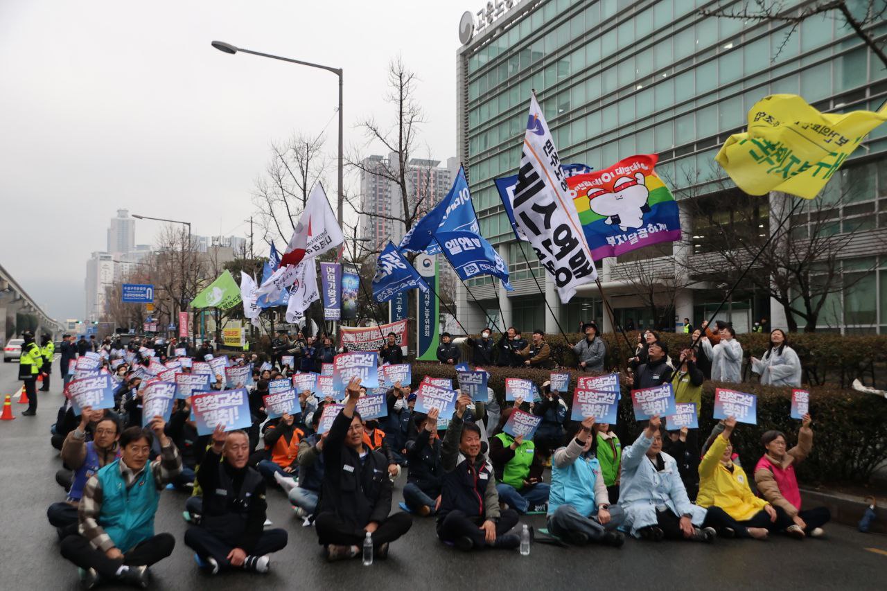 [3.18] 원청교섭 쟁취! 모든노동자의 노조할권리 보장! 태경산업투쟁 승리! 민주노총 대구지역본부 결의대회