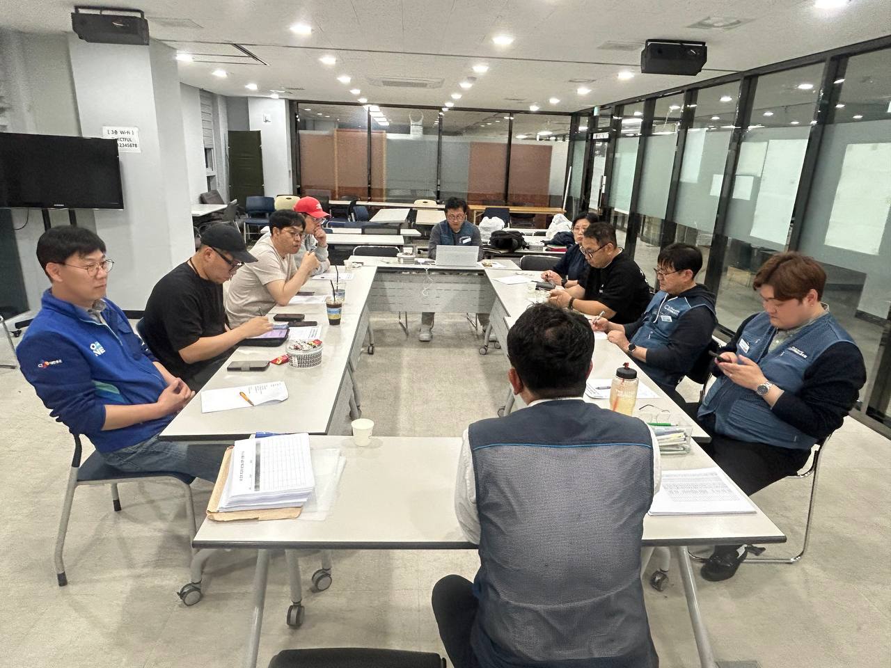 [4.10] 김광창 서비스연맹 위원장 - 울산 가전노조, 택배노조 간부 간담회