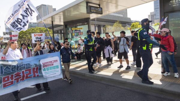 [4.18] 침략전쟁규탄 파병반대 “미국과 이스라엘은 침략을 멈춰라!" 4차 평화행동