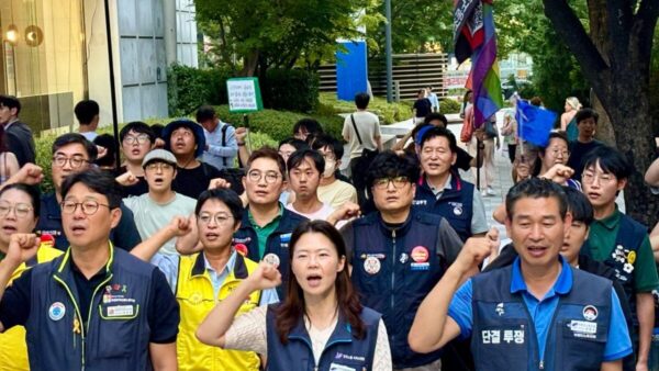 [9.8] 이랜드노동조합 강제발령 업무전가 철회! 12차 월요집회